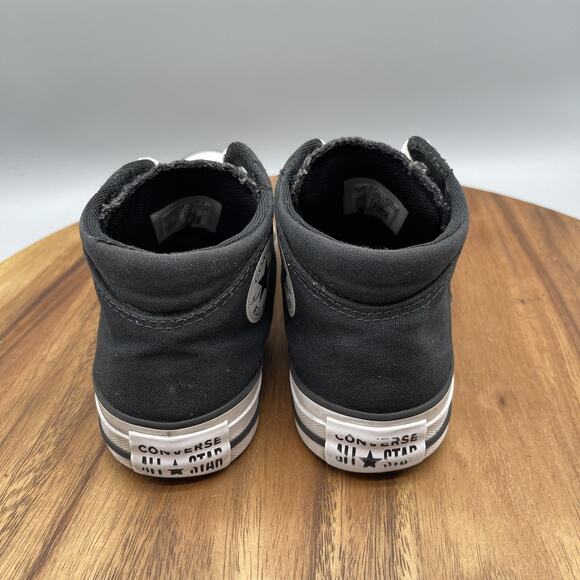 Converse Chuck Taylor All Star Shoes Womens Size 7 Black Canvas Mid Top 563512F - Picture 4 of 10